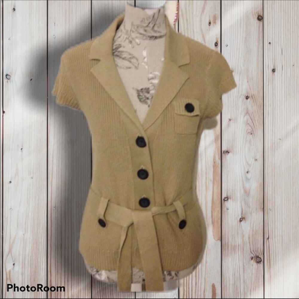 🆕 Anne Klein Brown Button Sweater M